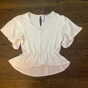 Francescas white blouse